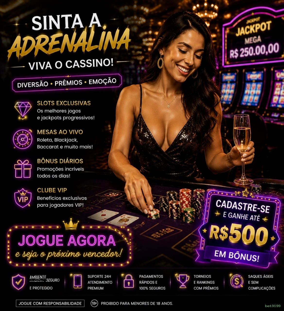 Benefícios da Conta bet9199